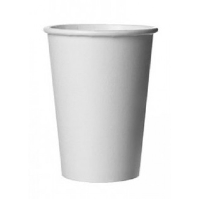 Hot Cup Koffiebeker karton/ kunststof, 180ml, 70.3mm, Wit