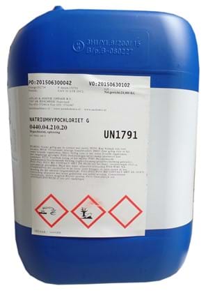 Chloorbleekloog Natriumhypochloriet 150gr p/ltr 20ltr
