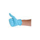 Deze disposable nitril handschoenen zijn onpoederd en vormen een goed alternatief voor iedereen met een latexallergie