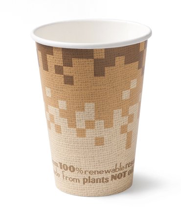 biodore retro verde koffiebekers karton 180cc bio hot cup doos 25x 100 stuks