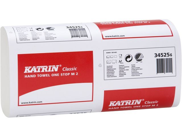 Vouwhanddoekjes Katrin Classic, 345256, Interfold, 2 laags