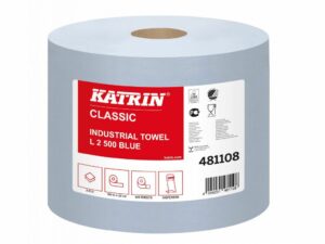 Katrin Industrierol 481108 Classic 2-laags Blauw, 2 st/pak