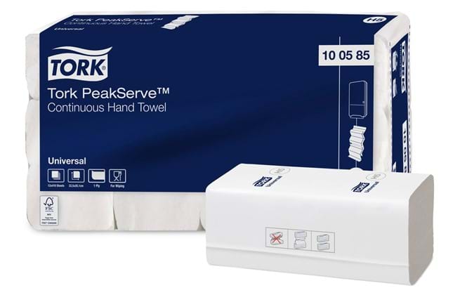 Tork PeakServe Continuous hand towel wit 12x410st - Fayon